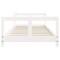 vidaXL Estructura de cama para niños madera de pino blanco 80x200 cm vidaXL Estructura de cama para niños madera de pino blanco 80x200 cm