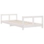vidaXL Estructura de cama para niños madera de pino blanco 80x200 cm vidaXL Estructura de cama para niños madera de pino blanco 80x200 cm