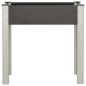 vidaXL Mesa de cultivo para jardín WPC gris 75x40x75 cm 