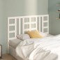 vidaXL Cabecero de cama madera maciza de pino blanco 146x4x100 cm vidaXL Cabecero de cama madera maciza de pino blanco 146x4x100 cm