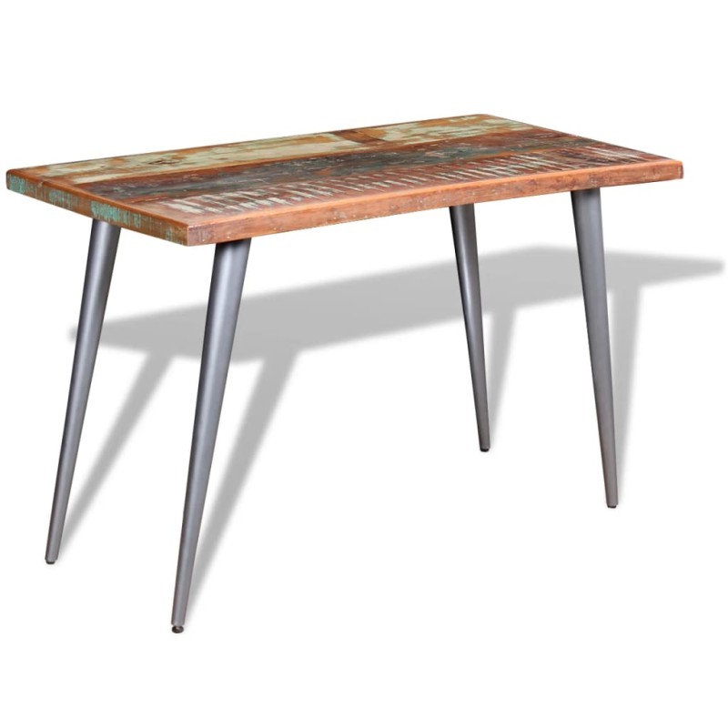 vidaXL Mesa de comedor madera maciza reciclada 120x60x76 cm vidaXL Mesa de comedor madera maciza reciclada 120x60x76 cm