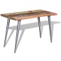 vidaXL Mesa de comedor madera maciza reciclada 120x60x76 cm vidaXL Mesa de comedor madera maciza reciclada 120x60x76 cm