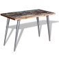 vidaXL Mesa de comedor madera maciza reciclada 120x60x76 cm vidaXL Mesa de comedor madera maciza reciclada 120x60x76 cm