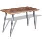 vidaXL Mesa de comedor madera maciza reciclada 120x60x76 cm vidaXL Mesa de comedor madera maciza reciclada 120x60x76 cm
