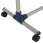vidaXL Perchero ajustable acero inoxidable 165x44x150 cm plateado vidaXL Perchero ajustable acero inoxidable 165x44x150 cm plateado