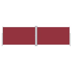 vidaXL Toldo lateral retráctil rojo 180x600 cm