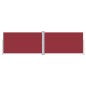 vidaXL Toldo lateral retráctil rojo 180x600 cm vidaXL Toldo lateral retráctil rojo 180x600 cm