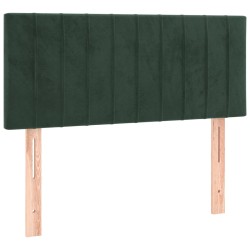 vidaXL Cabecero de terciopelo verde oscuro 80x5x78/88 cm
