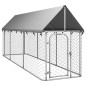 vidaXL Perrera de exterior con tejado 400x100x150 cm vidaXL Perrera de exterior con tejado 400x100x150 cm