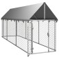 vidaXL Perrera de exterior con tejado 400x100x150 cm vidaXL Perrera de exterior con tejado 400x100x150 cm