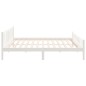vidaXL Estructura de cama de madera maciza blanca 160x200 cm vidaXL Estructura de cama de madera maciza blanca 160x200 cm