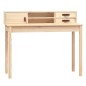 vidaXL Escritorio de madera maciza de pino 110x50x93 cm vidaXL Escritorio de madera maciza de pino 110x50x93 cm