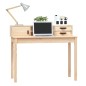 vidaXL Escritorio de madera maciza de pino 110x50x93 cm vidaXL Escritorio de madera maciza de pino 110x50x93 cm