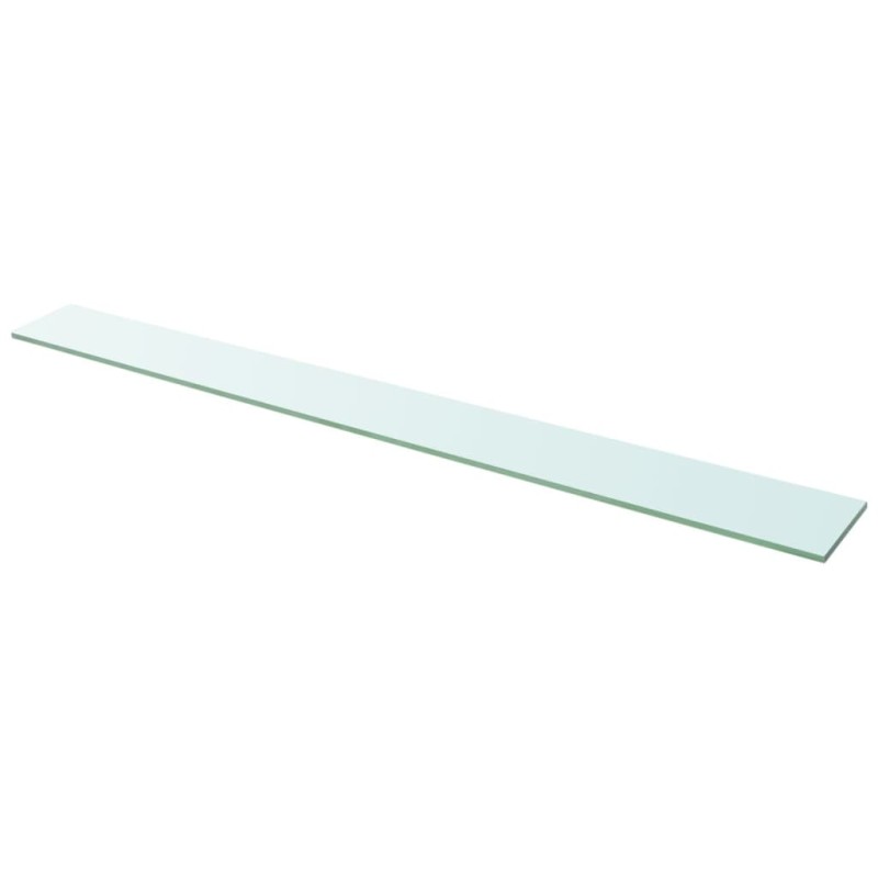 vidaXL Panel de estante vidrio claro 110x12 cm vidaXL Panel de estante vidrio claro 110x12 cm