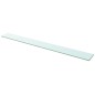 vidaXL Panel de estante vidrio claro 110x12 cm vidaXL Panel de estante vidrio claro 110x12 cm