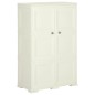 vidaXL Armario de plástico diseño madera Vanila Ice 79x43x125 cm vidaXL Armario de plástico diseño madera Vanila Ice 79x43x125 cm