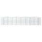 vidaXL Arriate de gaviones forma arco hierro galvanizado 400x100x100cm vidaXL Arriate de gaviones forma arco hierro galvanizado 400x100x100cm