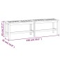 vidaXL Banco de jardín madera maciza de acacia 150 cm vidaXL Banco de jardín madera maciza de acacia 150 cm
