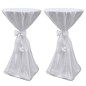 2 manteles blancos de 60 cm con lazo 2 manteles blancos de 60 cm con lazo