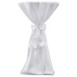 2 manteles blancos de 60 cm con lazo 2 manteles blancos de 60 cm con lazo