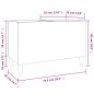 vidaXL Mueble discos madera contrachapada blanco brillo 74,5x38x48 cm vidaXL Mueble discos madera contrachapada blanco brillo 74,5x38x48 cm