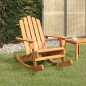 vidaXL Silla mecedora Adirondack madera maciza acacia vidaXL Silla mecedora Adirondack madera maciza acacia
