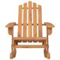 vidaXL Silla mecedora Adirondack madera maciza acacia vidaXL Silla mecedora Adirondack madera maciza acacia