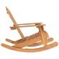 vidaXL Silla mecedora Adirondack madera maciza acacia vidaXL Silla mecedora Adirondack madera maciza acacia