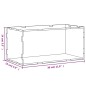 vidaXL Caja de exposición acrílico transparente 30x15x14 cm vidaXL Caja de exposición acrílico transparente 30x15x14 cm