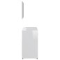 vidaXL Conjunto de muebles de baño madera contrachapada blanco brillo vidaXL Conjunto de muebles de baño madera contrachapada blanco brillo