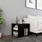 vidaXL Mesa auxiliar madera contrachapada negro 50x50x45 cm vidaXL Mesa auxiliar madera contrachapada negro 50x50x45 cm