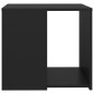 vidaXL Mesa auxiliar madera contrachapada negro 50x50x45 cm vidaXL Mesa auxiliar madera contrachapada negro 50x50x45 cm