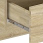 vidaXL Mesita de noche de pared 2 uds color roble Sonoma vidaXL Mesita de noche de pared 2 uds color roble Sonoma