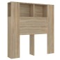vidaXL Mueble cabecero color roble Sonoma 100x18,5x104,5 cm vidaXL Mueble cabecero color roble Sonoma 100x18,5x104,5 cm