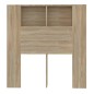 vidaXL Mueble cabecero color roble Sonoma 100x18,5x104,5 cm vidaXL Mueble cabecero color roble Sonoma 100x18,5x104,5 cm