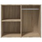 vidaXL Mueble vestidor madera contrachapada roble Sonoma 80x40x65 cm vidaXL Mueble vestidor madera contrachapada roble Sonoma 80x40x65 cm