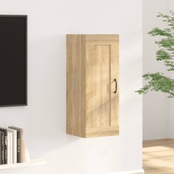 vidaXL Armario colgante madera contrachapada color roble 35x34x90 cm