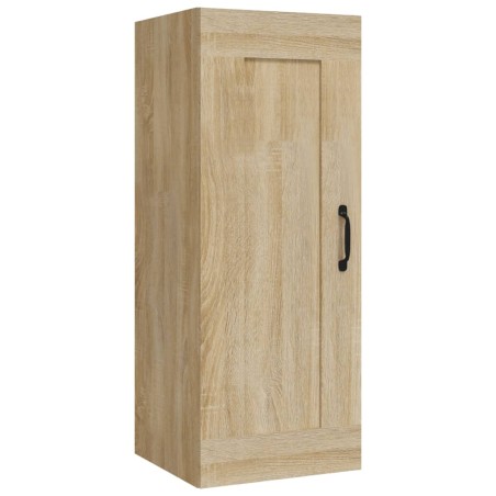 vidaXL Armario colgante madera contrachapada color roble 35x34x90 cm