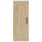 vidaXL Armario colgante madera contrachapada color roble 35x34x90 cm vidaXL Armario colgante madera contrachapada color roble 35x34x90 cm