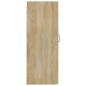 vidaXL Armario colgante madera contrachapada color roble 35x34x90 cm vidaXL Armario colgante madera contrachapada color roble 35x34x90 cm