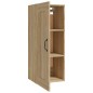 vidaXL Armario colgante madera contrachapada color roble 35x34x90 cm vidaXL Armario colgante madera contrachapada color roble 35x34x90 cm
