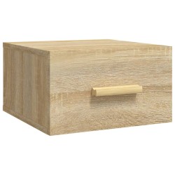 vidaXL Mesita de noche de pared color roble Sonoma 35x35x20 cm