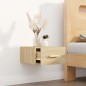 vidaXL Mesita de noche de pared color roble Sonoma 35x35x20 cm