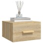 vidaXL Mesita de noche de pared color roble Sonoma 35x35x20 cm