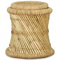 vidaXL Taburetes de cocina 2 unidades bambú y yute vidaXL Taburetes de cocina 2 unidades bambú y yute