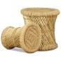 vidaXL Taburetes de cocina 2 unidades bambú y yute vidaXL Taburetes de cocina 2 unidades bambú y yute
