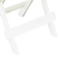 vidaXL Mesa plegable de jardín plástico blanco 45x43x50 cm 
