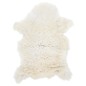 vidaXL Piel de oveja crema 70x100 cm vidaXL Piel de oveja crema 70x100 cm