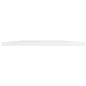 vidaXL Estante estantería 8uds contrachapada blanco brillo 40x50x1,5cm