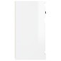 vidaXL Aparador madera contrachapada blanco brillante 70x35,5x67,5 cm vidaXL Aparador madera contrachapada blanco brillante 70x35,5x67,5 cm